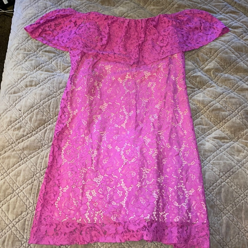 Eliza J Pink Floral Dress!
